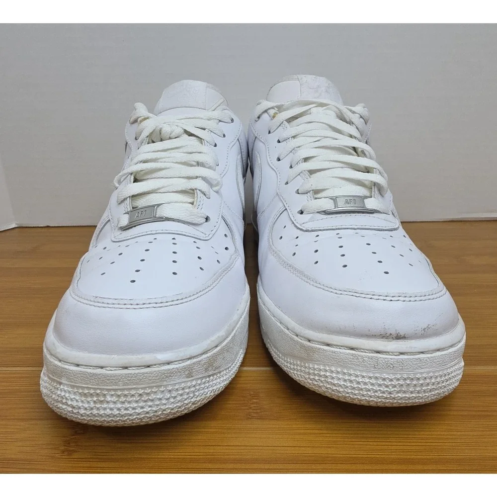 Nike Air Force 1 Low Shoes Mens Size 13 White Low Top Sneakers 315122-111